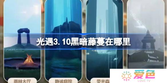 光遇3.10黑暗藤蔓在哪里-光遇3月10日染料位置攻略