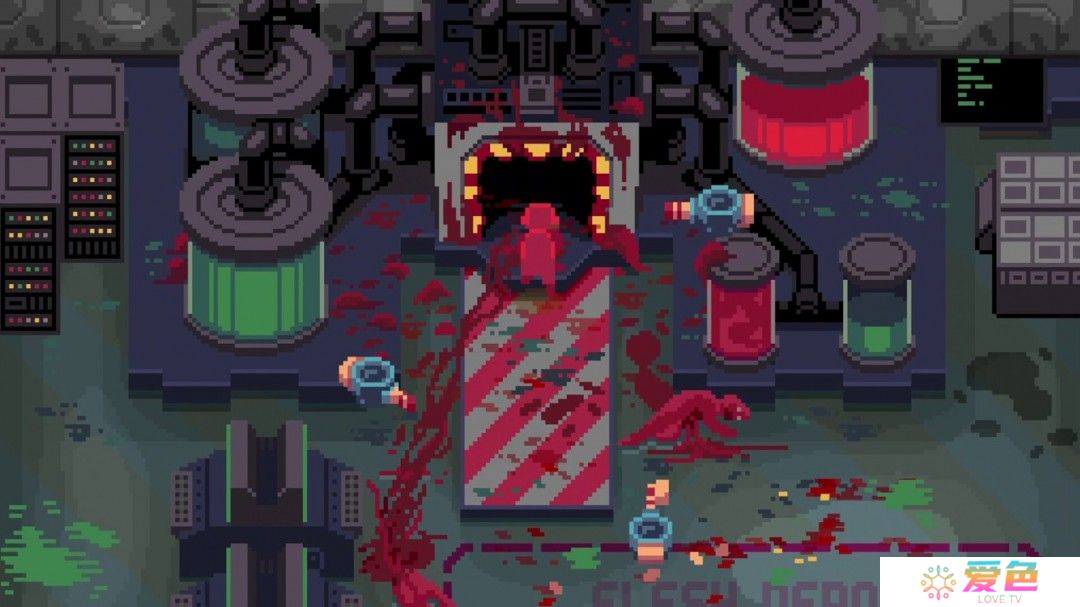 俯视角射击塔防游戏《Obliterator-X》Steam页面 内发售