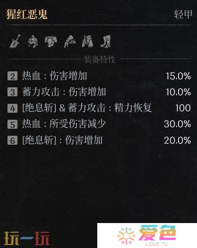 第一狂战士卡赞猩红恶鬼套装图鉴 套装效果一览