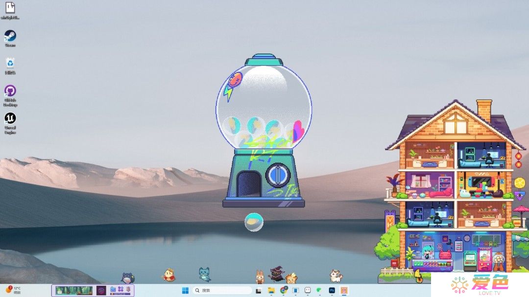 放置游戏《桌宠屋》Steam页面 年内发售