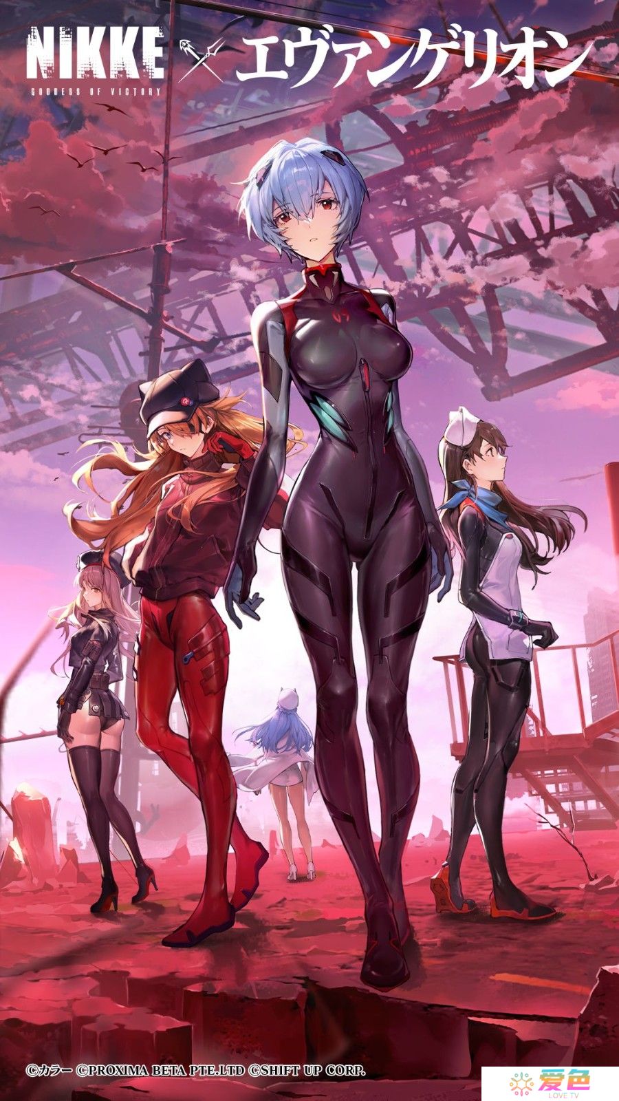 《妮姬：胜利女神》联动EVA第二弹壁纸 妹子曲线毕露