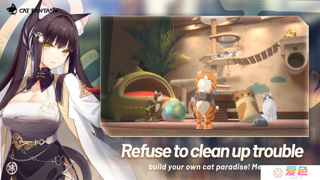 猫娘手游《猫之城》Steam页面 年内发售