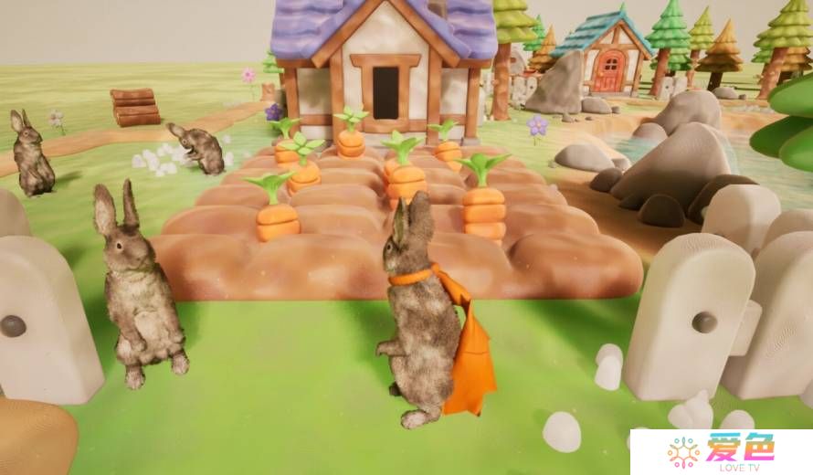 热门兔子概念游戏《RrrrrAbbits》Steam页面已上线