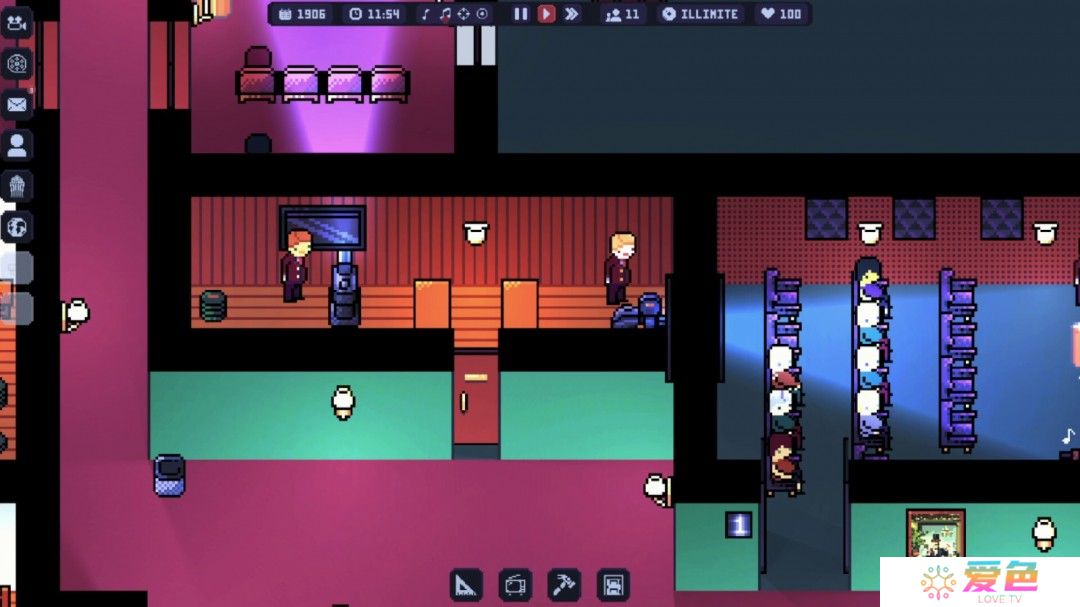 像素风影院管理游戏《Cinema Theater Tycoon》Steam页面 发售日待定