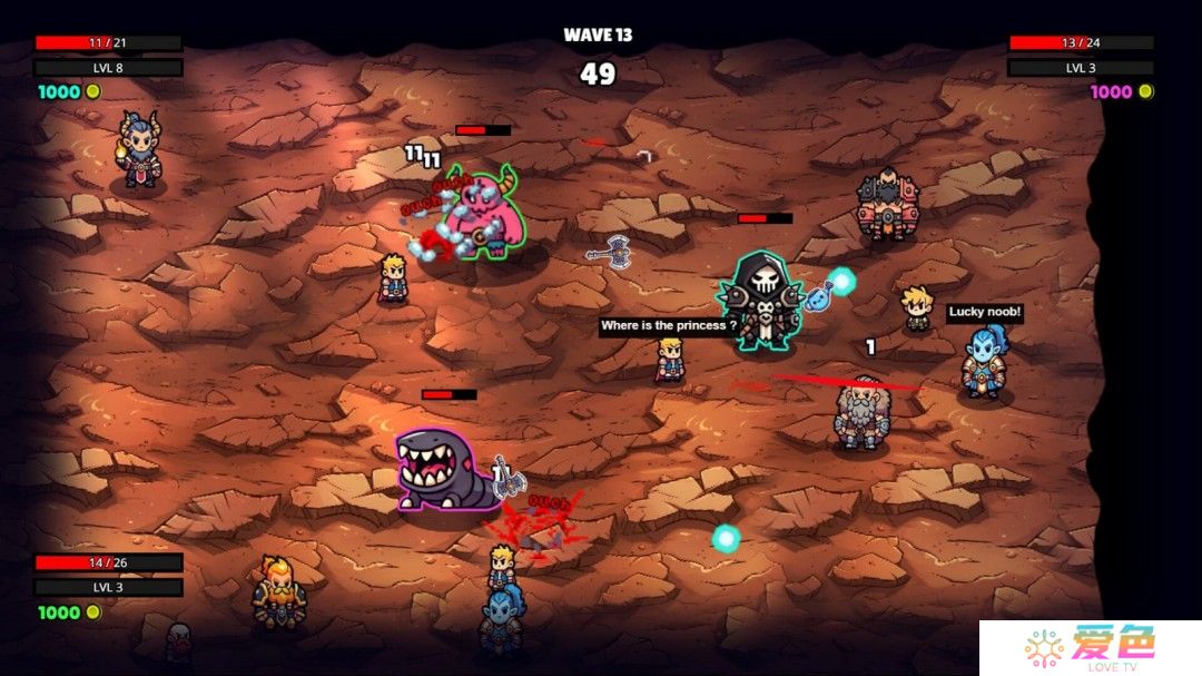 竞技场Roguelike游戏《Noobs Are Coming》Steam页面开放 明年发售