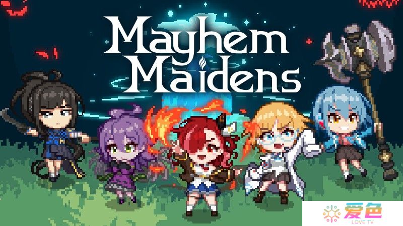 Roguelite塔防游戏《Mayhem Maidens》Steam页面 支持简体中文